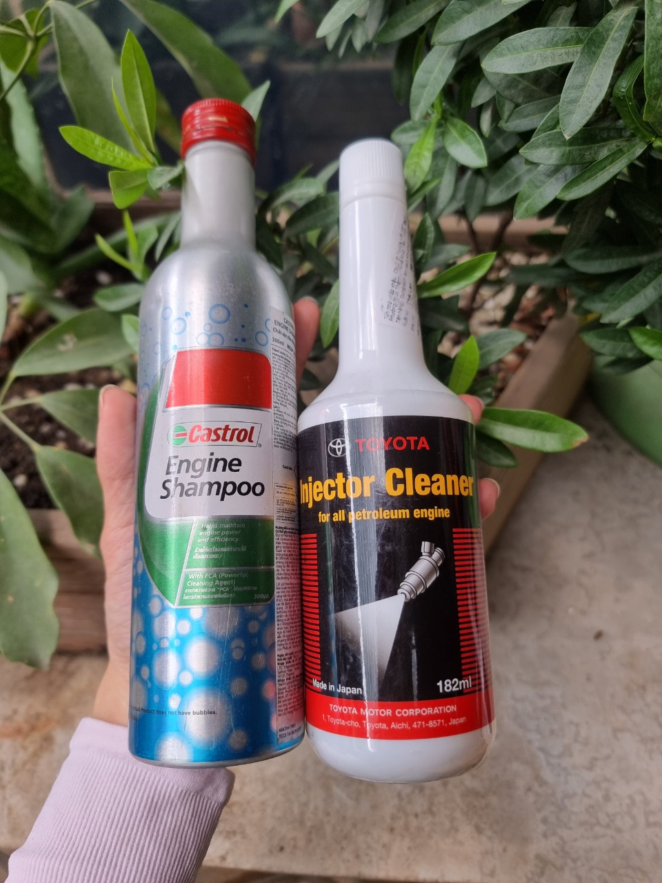 Combo súc động cơ và làm sạch buồng đốt kim phun xăng chính hãng