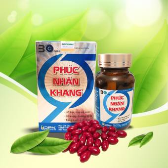 Phúc Nhãn Khang Viên Dưỡng Mắt, Mỏi Mắt, Khô Mắt - Hộp 30 viên