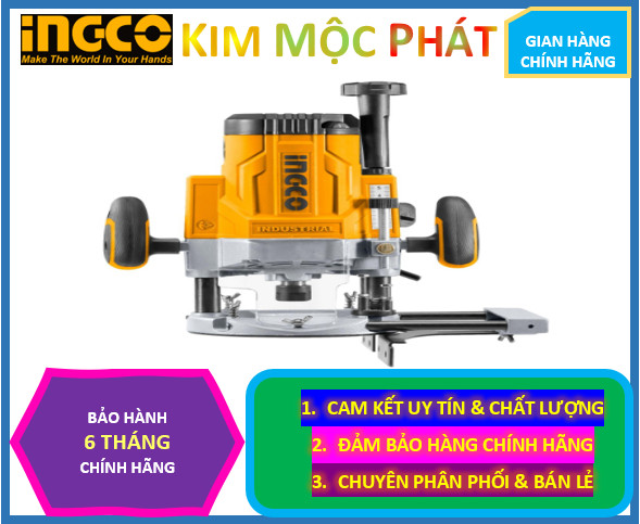 Máy phay gỗ , ingco rt22008