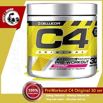 Thực Phẩm Bổ Sung Tăng Sức Mạnh Khi Tập Luyện Pre Workout CELLUCOR C4 UTIMATE  30 Lần Dùng