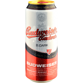 Bia Budweiser Budvar đen lon 500ml