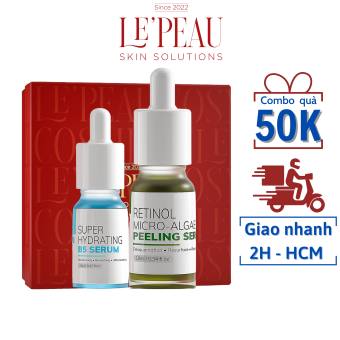Serum Peel Da Vi Tảo Retinol LE PEAU - Giúp Làn Da Căng Bóng Sạch Mụn