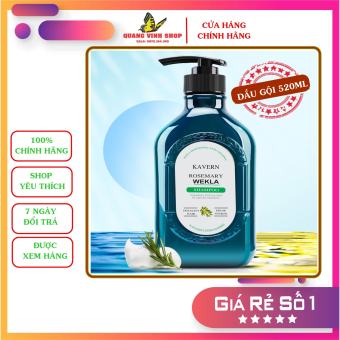 Bộ sản phẩm dầu gội sạch gàu giảm ngứa, kiểm soát dầu và sữa tắm Wekla 520ml
