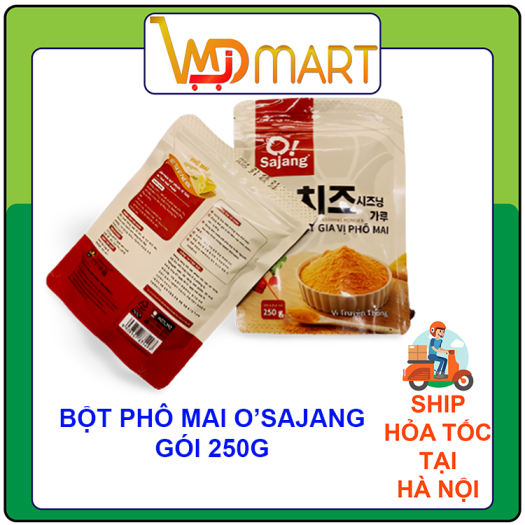 Bột Phô Mai Hàn Quốc O'sajang Màu Vàng Cam