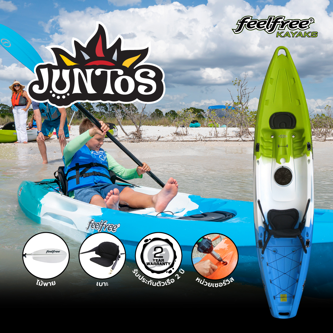 Boat, Kayak, Feelfree Kayak Juntos, 1-Seat Rowing Boat **Free Paddle Included, Total Value over 2,000 Baht** ราคา 19,990 บาท*ส่งฟรี