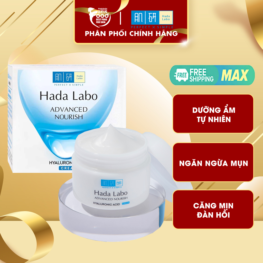 Kem Dưỡng Ẩm Hada Labo Advanced Nourish Hyaluron Cream 50g