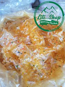 Bánh tráng Trộn Ruốc sate (Màu vàng)