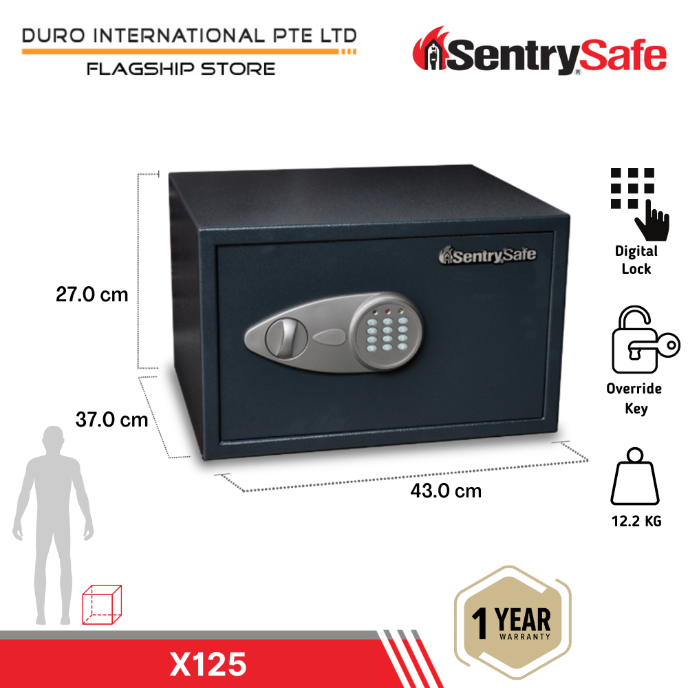 SentrySafe SentrySafe HL100ES Card Swipe Security Safe Lazada Singapore
