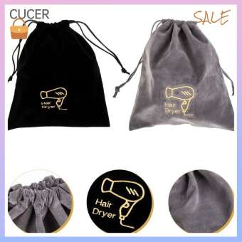 CBT Mới Thiết thực Bền Vải flanen Túi đựng máy sấy tóc Túi Dây Rút Máy sấy tóc Túi nhung đựng trang sức Túi đựng đồ vệ sinh cá nhân du lịch