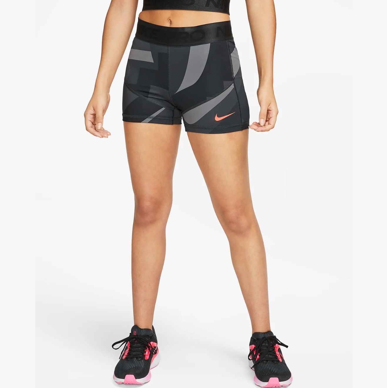 Nike Pro Women's Mid-Rise 8cm (approx.) Graphic Shorts