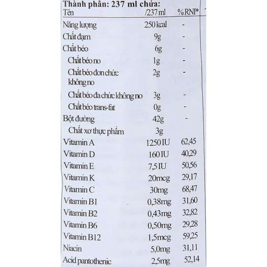 Sữa Bột Pha Sẵn Abbott Ensure Original Hương Vani Lốc 6 Chai x 237ml