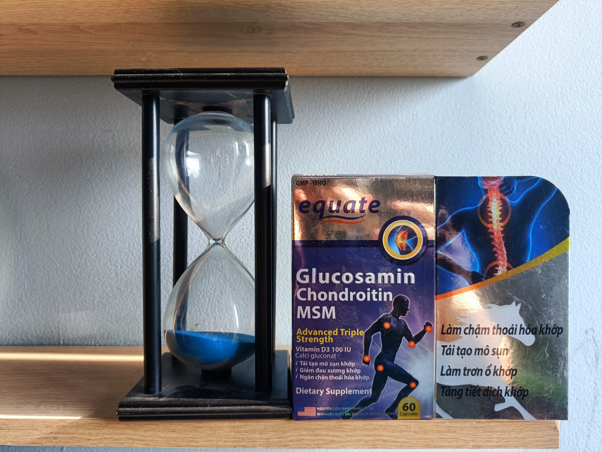 Viên xương khớp Equate Glucosamin giảm đau nhức mỏi, thoái hóa khớp