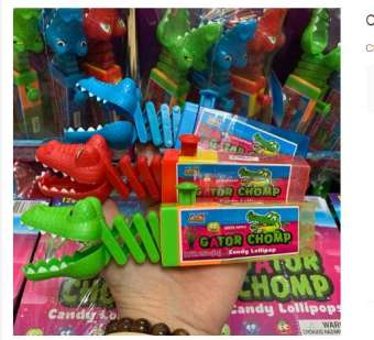 Set 3 chiếc Kẹo đồ chơi cá sấu Gator Chomp Mỹ