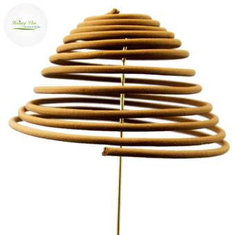 Cây cắm nhang vòng mạ nhũ vàng