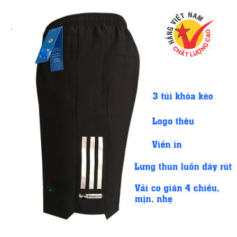 QUẦN THỂ THAO NAM VẢI CO GIÃN MỊN NHẸ BAO ĐẸP MẶC MÁT CÓ SIZE 3XL