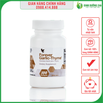 Viên Tỏi Forever Garlic Thyme 065 Flp| Thực phẩm bảo vệ sức khỏe giúp tăng đề kháng