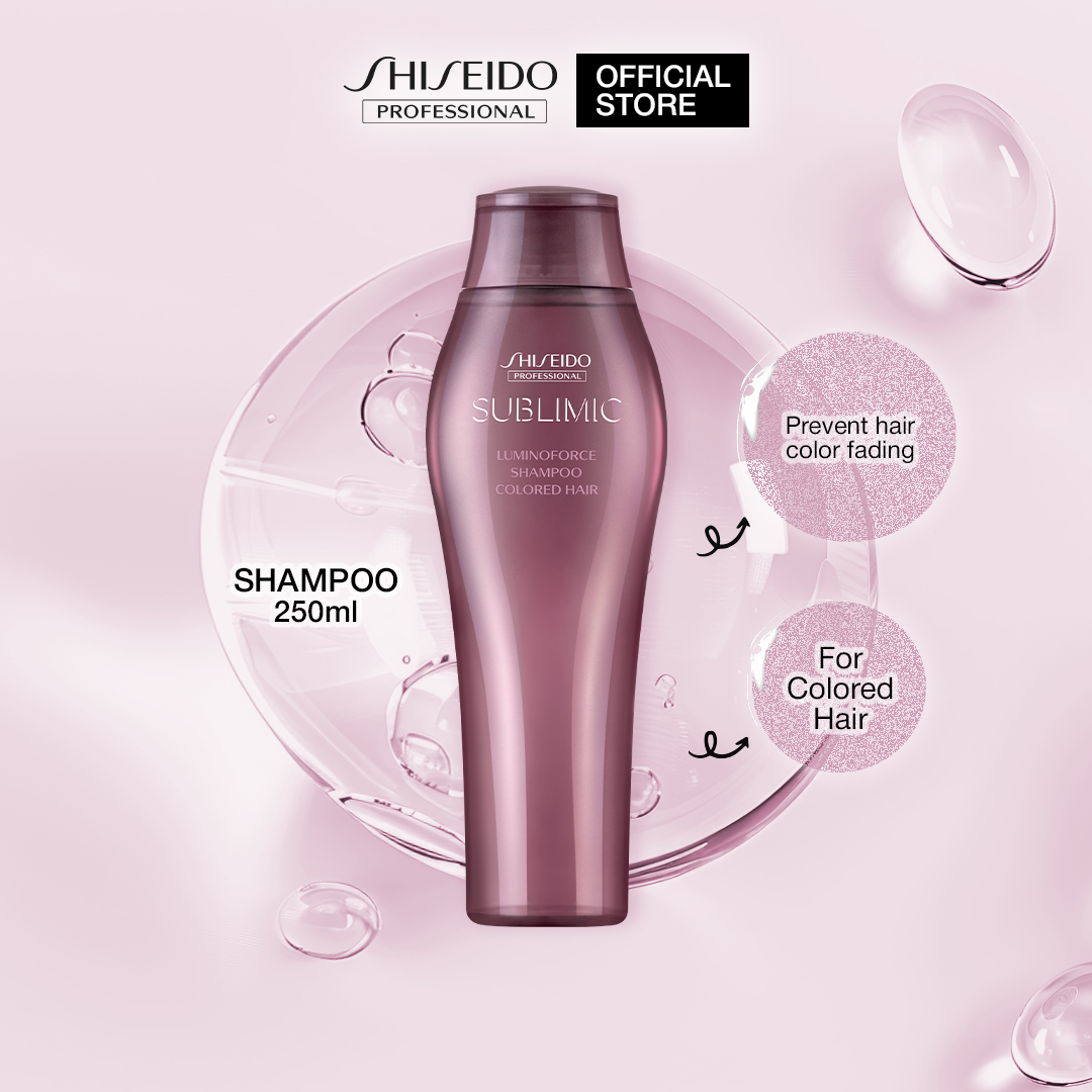 Shiseido Sublimic Luminoforce Shampoo & Mask For Colored Hair
