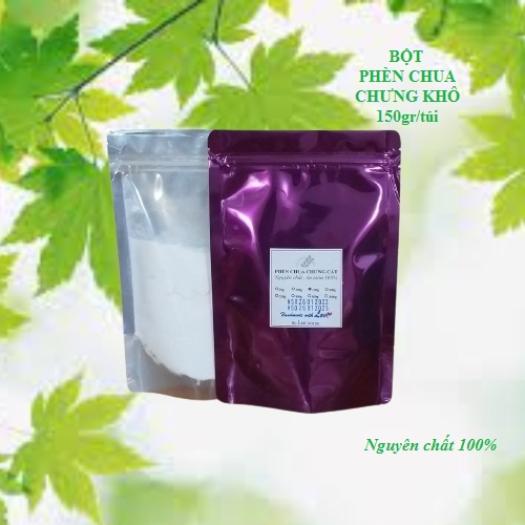 Gói 150gr Phèn chua chưng cất nguyên chất (Phèn phi)