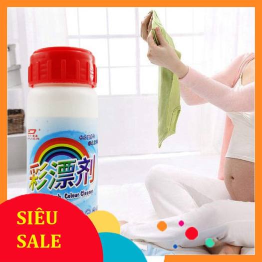 (TẨY SIÊU MẠNH) CHAI BỘT TẨY TRẮNG QUẦN ÁO 120G - TẨY CHẮC VẾT Ố NẤM MÓC VẾT BẨN - CÔNG NGHỆ NHẬT BẢN - TẨY TRẮNG ĐA NĂNG SẠCH NHƯ MỚI