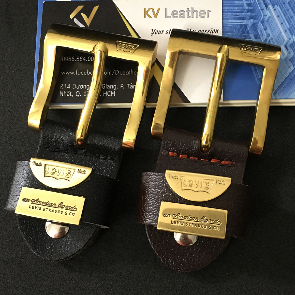 Đầu Khóa Thắt Lưng, Mặt Khóa Thắt Lưng Bằng Đồng Đúc Nguyên Khối 100% (Tặng Kèm Ốc Xiết, Khoen+Đầu Bịt Bằng Da Bò) - KVĐK01