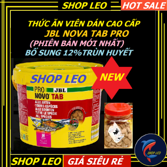 Thức ăn dán JBL Pro NOVOTAB (Phiên bản cao cấp từ JBL NOVOTAB) - Cám dán JBL cho cá cảnh, thức ăn cá thủy sinh-shopleo - Thức ăn viên dán cho cá - hồ thủy sinh-hồ cá cảnh- shopleo  -cám dán JBL - thức ăn cá cảnh - phụ kiện thủy sinh