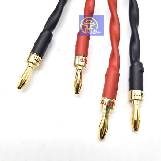 01 CẶP DÂY LOA AUCHARM 4 LÕI ĐỒNG CAO CẤP DÀI 1.5M