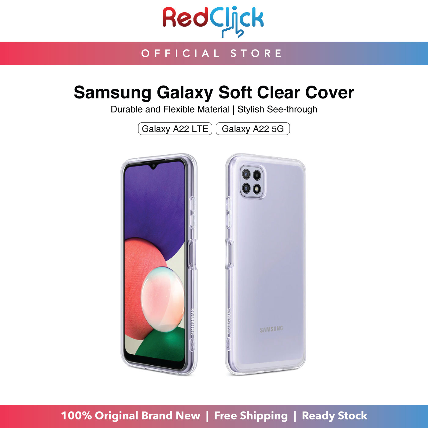 Samsung Galaxy Soft Clear Cover Galaxy A22 LTE / A22 5G