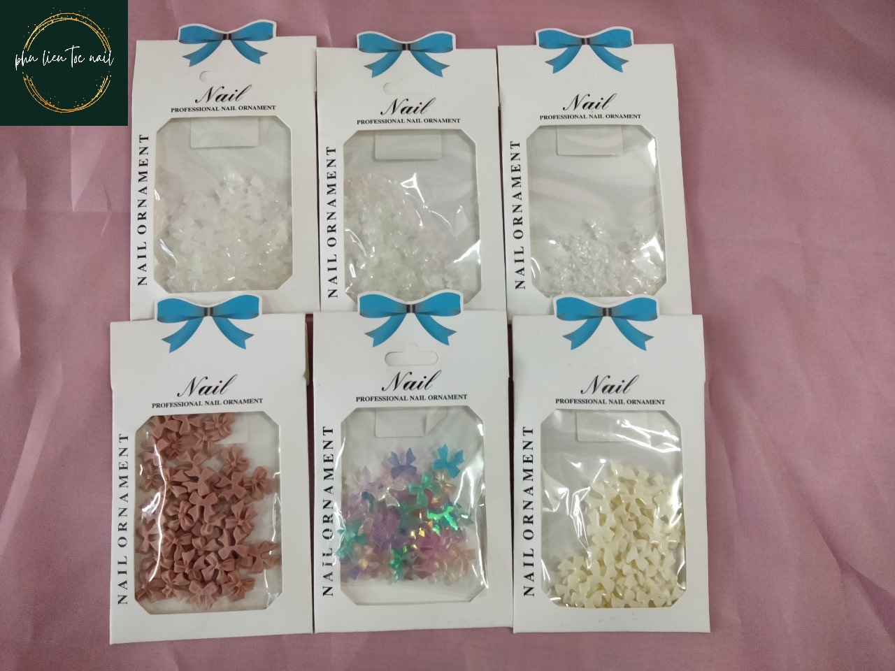 Charm nơ đùng để trang trí móng - Trường Thọ, TĐ