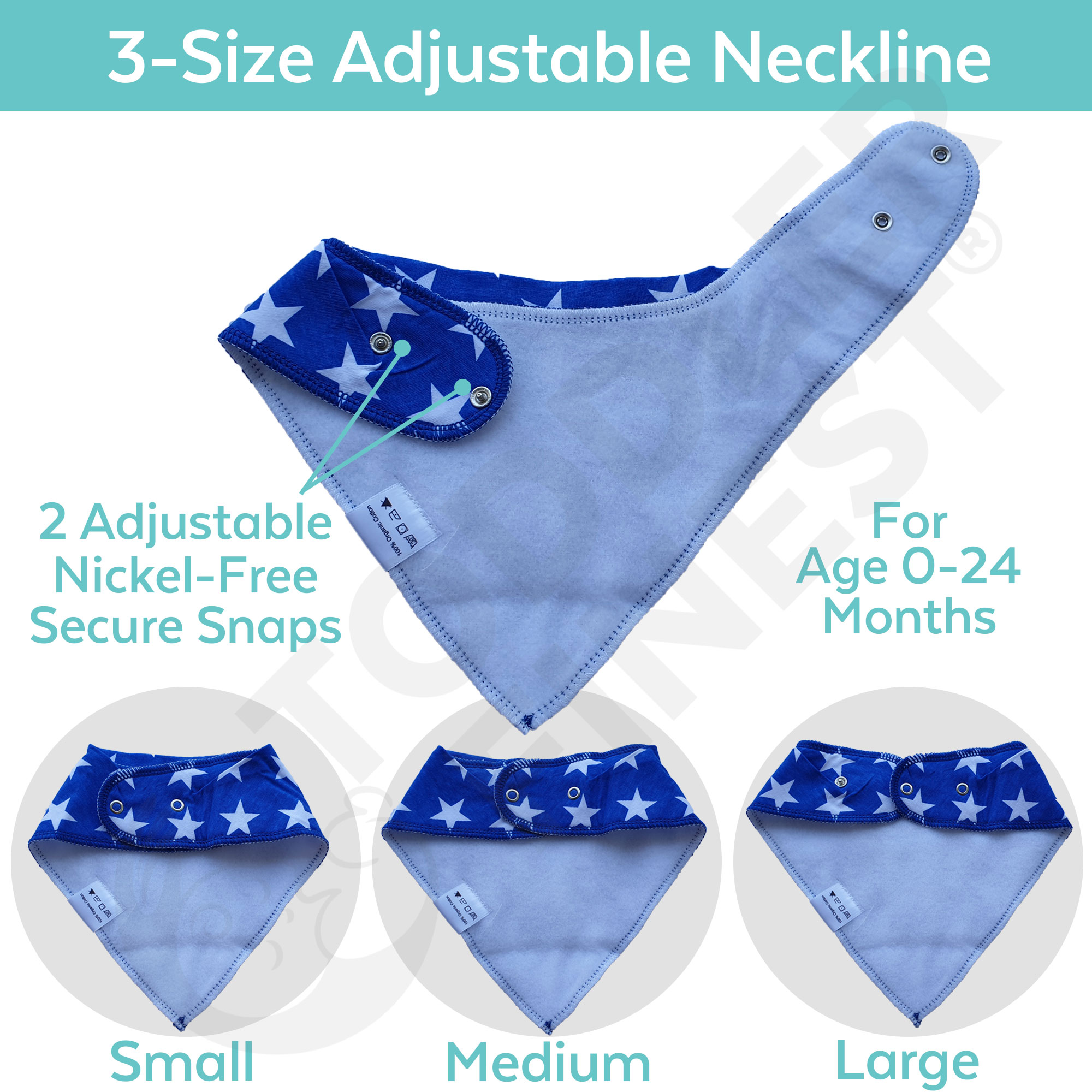 PreOrder Amalia Organic Cotton Feeding Bib