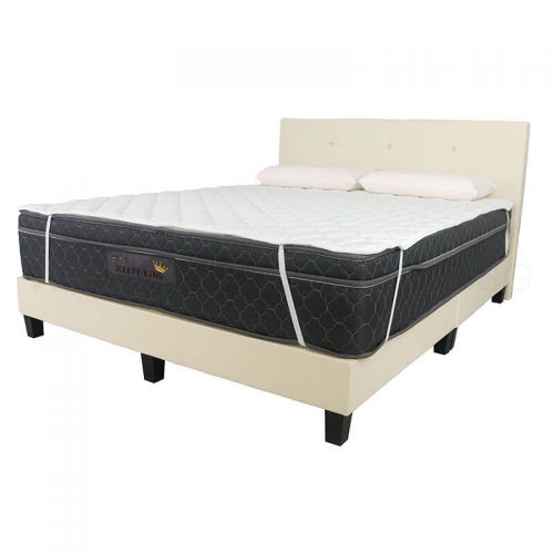 مرتبة Sleepyking Euro Top مع إطار سرير (وسائد مجانية)