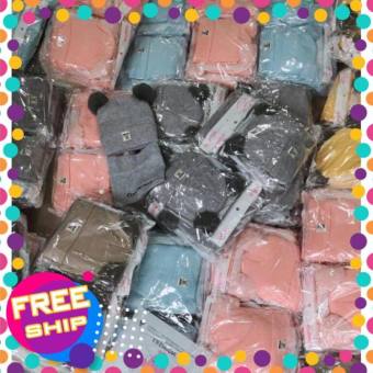 combo 10 sét khăn mũ hai quả bông