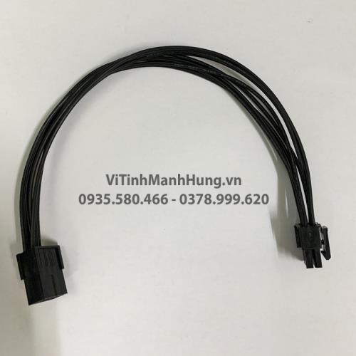 DÂY CHUYỂN NGUỒN 6 HOẶC 8 PIN VGA SANG 8 PIN CPU - 6 / 8 PIN VGA TO 8 PIN CPU, dây điện chuẩn 18AWG, dài 30cm.