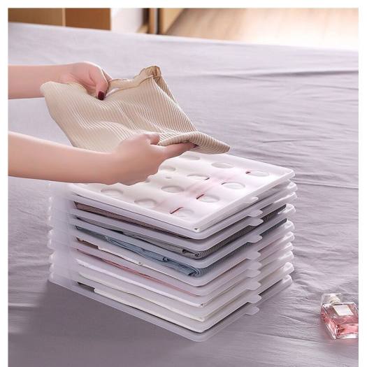 Khay Xếp Quần Áo Gấp Gọn Thông Minh - Tấm Hỗ Trợ Gấp Gọn Quần Áo