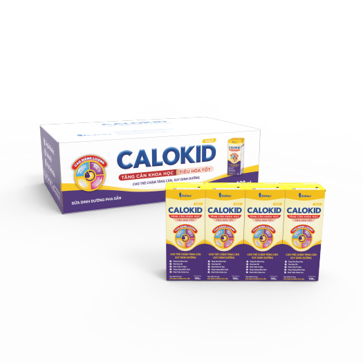 Sữa bột pha sẵn CALOKID GOLD 180ml - 1 thùng 48 hộp