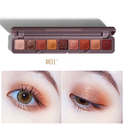 Bảng phấn mắt 9 màu Soft Eyeshadow hãng Novo bảng màu hot trend đa dạng nhiều phong cách- màu mắt, nhũ mắt phấn mắt giá rẻ