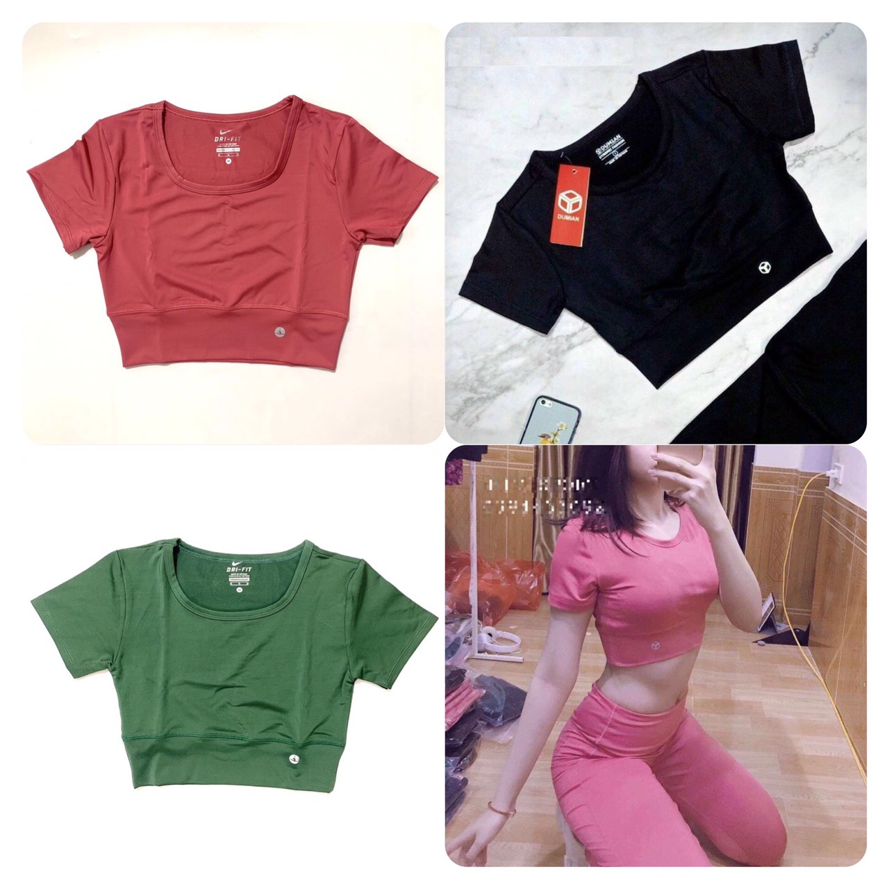 Áo croptop tập gym yoga đai bo xiết eo- đồ tập gym yoga nữ