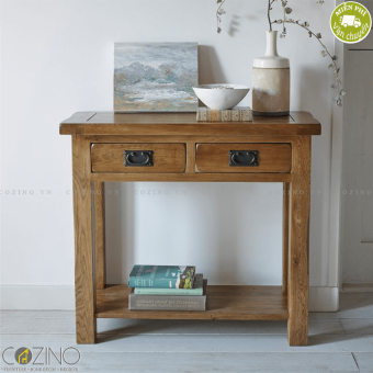 Bàn Console Original Rustic gỗ sồi 1m