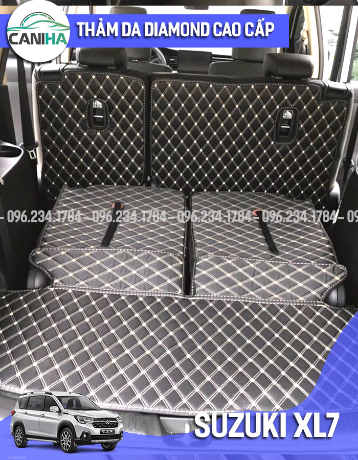 Thảm 6D lót cốp Suzuki XL7 chống nước, không mùi, tự lắp đặt giá ưu đãi
