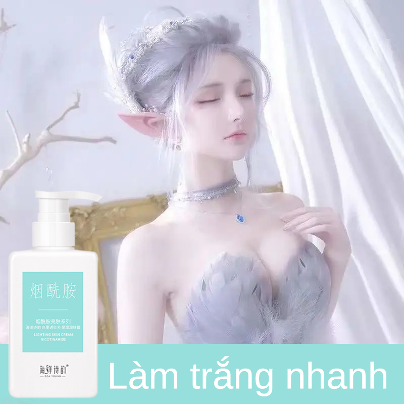 Làm trắng dasữa dưỡng thể làm trắng da kem body trăng da cao câp 300ml kem body siêu trắng nhanh Trắng Da Ngay Làm Sáng Da Xirain niacinamide làm trắng sữa dưỡng thể kem body cốt ủ siêu trắng 300ml
