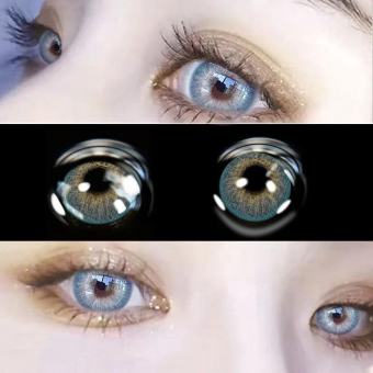 2 Chiếc Kính Áp Tròng Màu Mềm Rừng Kính Áp Tròng Mỹ Phẩm Không Cấp Dùng Hàng Năm Kính Áp Tròng Trang Điểm Mắt