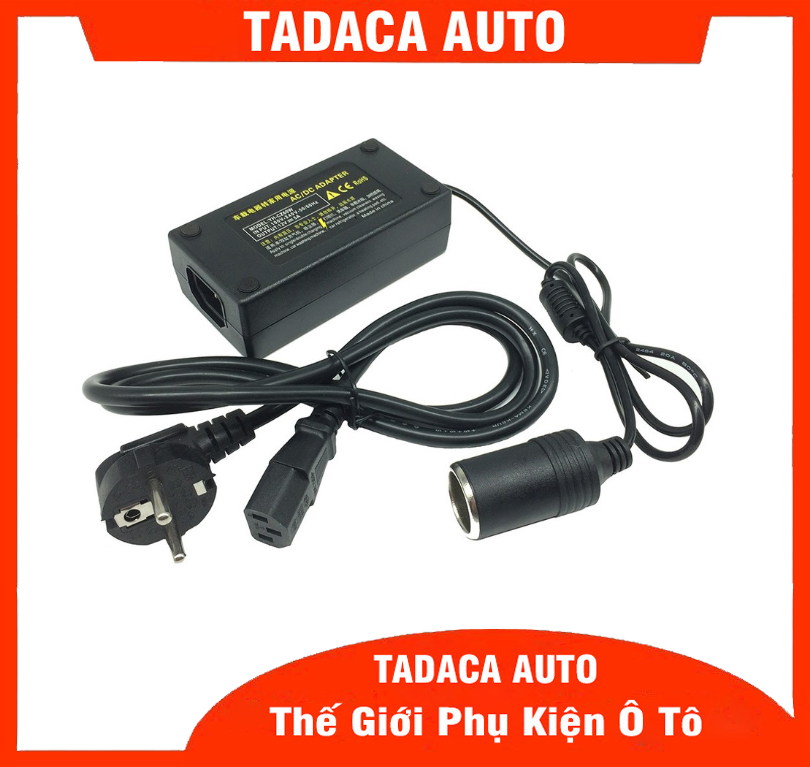 Bộ chuyển nguồn 220v sang 12v - đầu ra tẩu ô tô tadaca