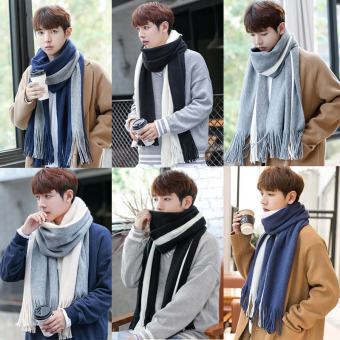 Khăn quàng cổ nam mùa đông cao cấp thời trang Hàn Quốc chất len mềm mịn nhiều màu đẹp KLN 01 L'Bera