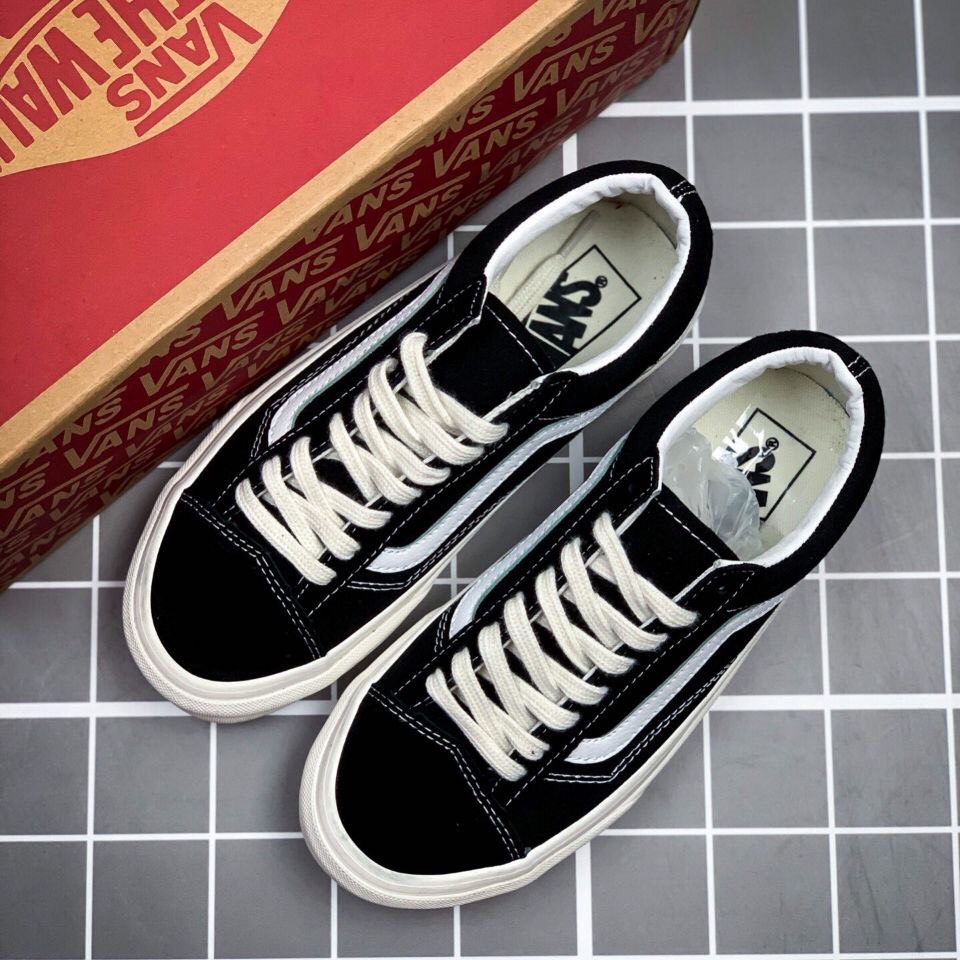 Giày VANS đen hot trend thể thao nam nữ, Giày sneaker VAN dễ phối đồ