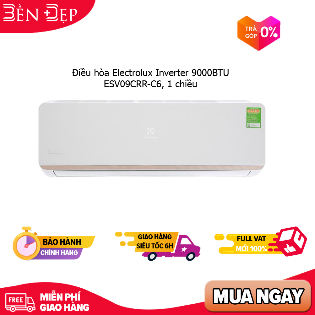 Điều hòa Electrolux Inverter 9000BTU ESV09CRRC6 1 chiều