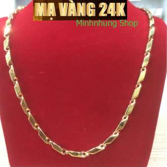 Dây chuyền mạ vàng 24k - Vòng cổ nam kiểu hỏa tiễn sang trọng