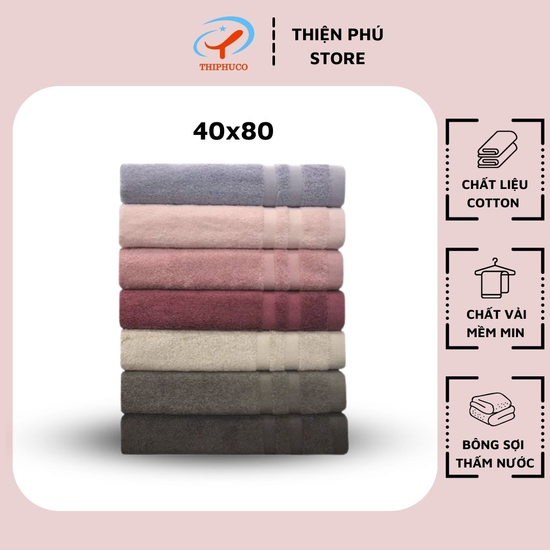 Khăn mặt cotton border sọc chéo cao cấp thiện phú 40x80, khăn bông sợi tự nhiên, khăn lau mặt cotton thiện phú, khăn mặt cotton thấm hút nước tốt, khăn siêu thấm hút, khăn đa năng, m371