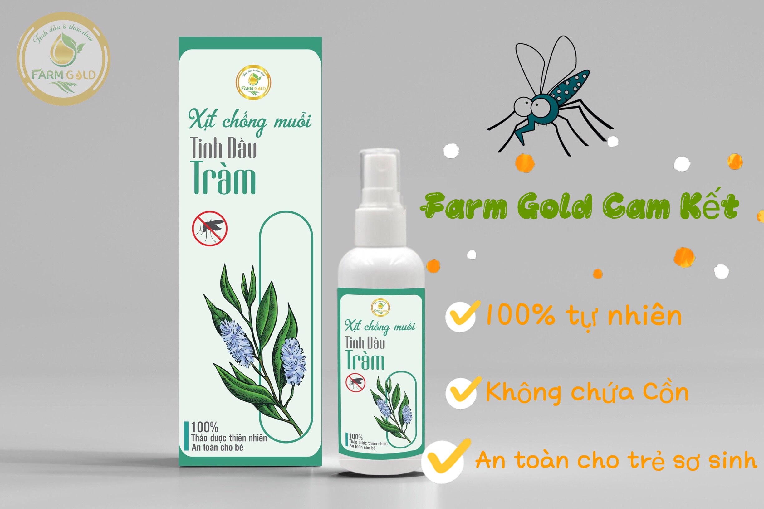 Spray anti mosquito repellent essential oil Melaleuca pure farm Gold anti