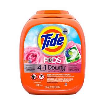 Viên giặt Tide Pods 4 trong 1 Downy (104 viên)