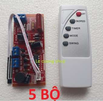Combo 5 Bộ điều khiển từ xa cho quạt ,cho quạt bàn, quạt treo tường, quạt cây...biến quạt thường thành quạt điều khiển từ xa, mạch quạt điều khiển từ xa