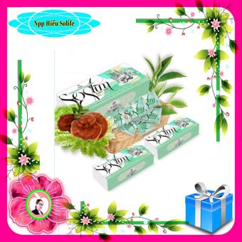 Combo 3 Hộp Kẹo Giảm Cân Rong Nho - Nấm Linh Chi Soslim ( Tặng Sữa Rửa Mặt) - Hiếu Solife